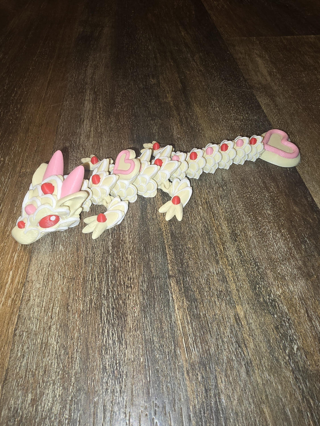 Heart Cookie posable dragon