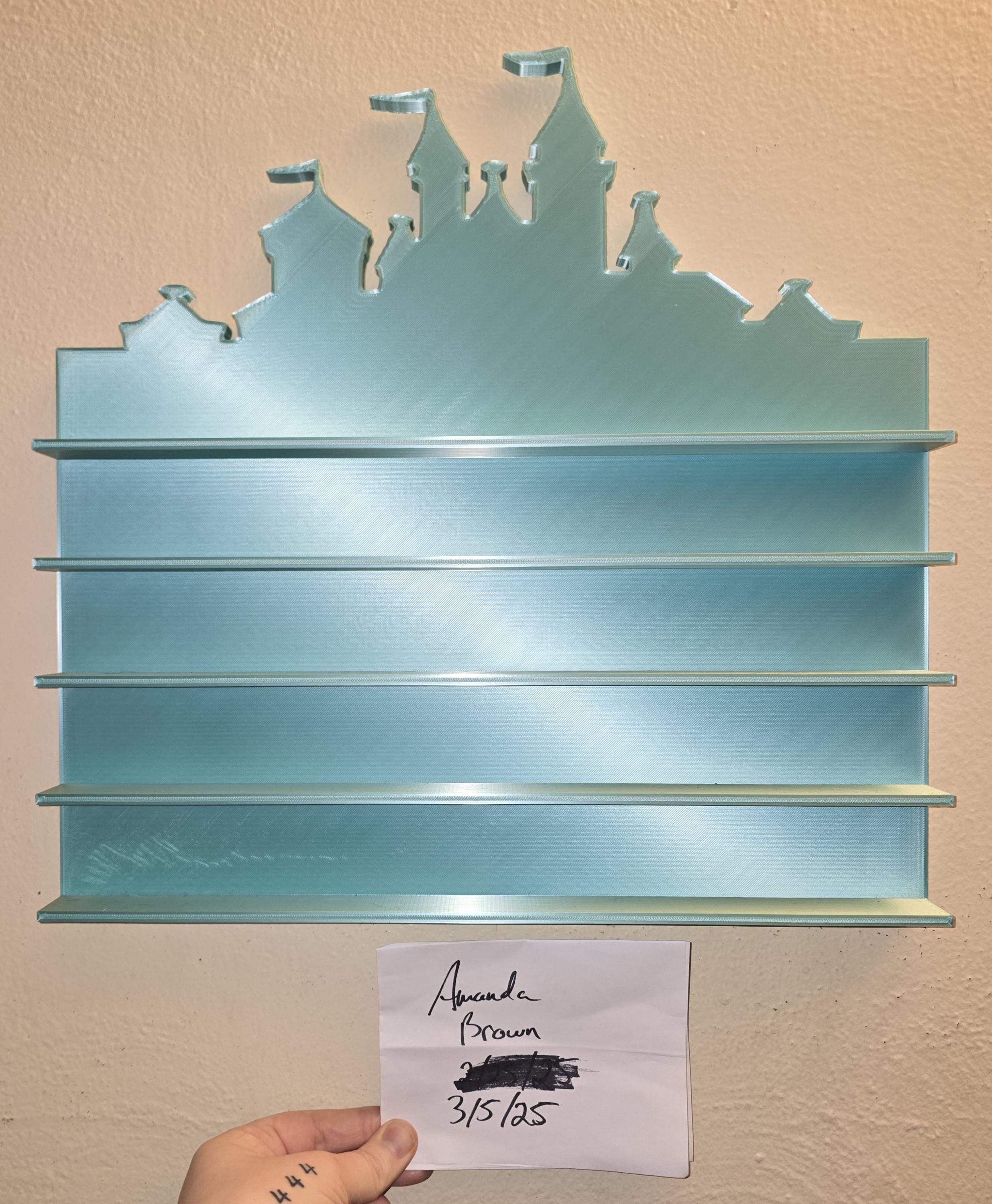 Castle shelf for Disney Doorables