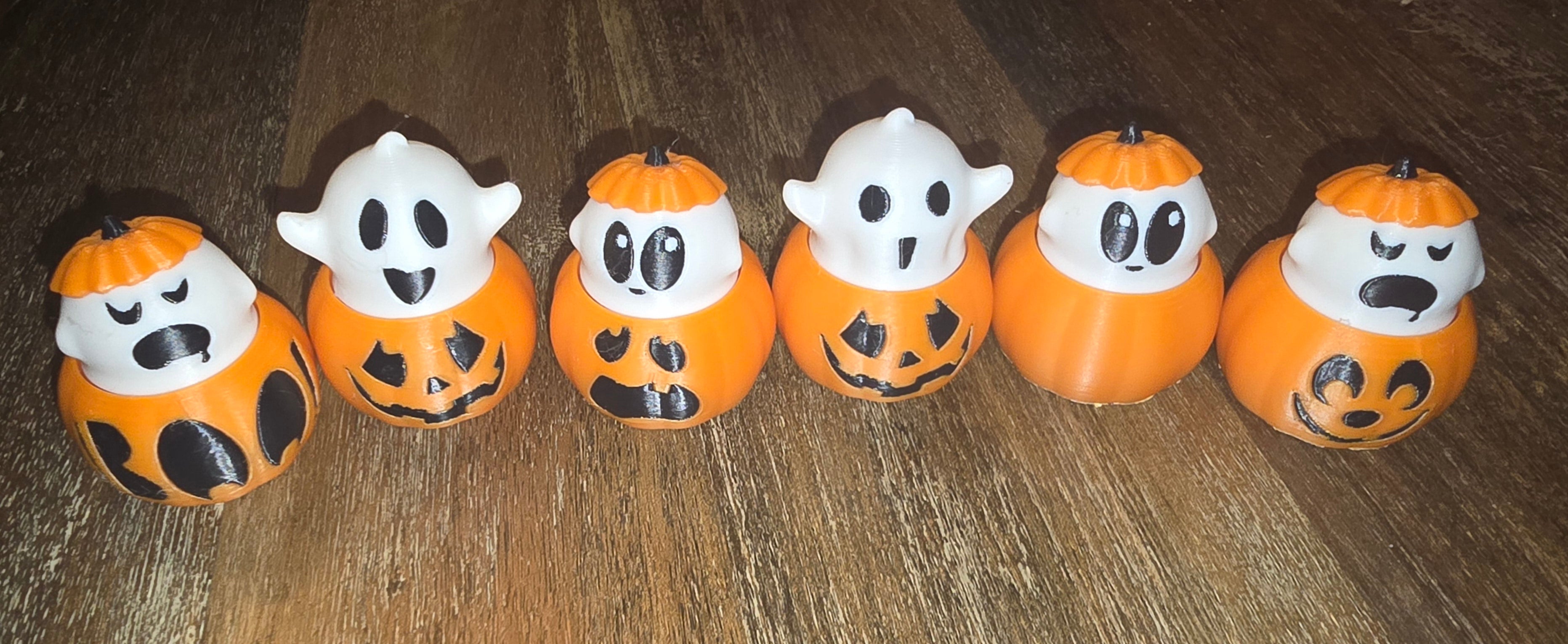 Ghost in Pumpkin Fidget Clicker