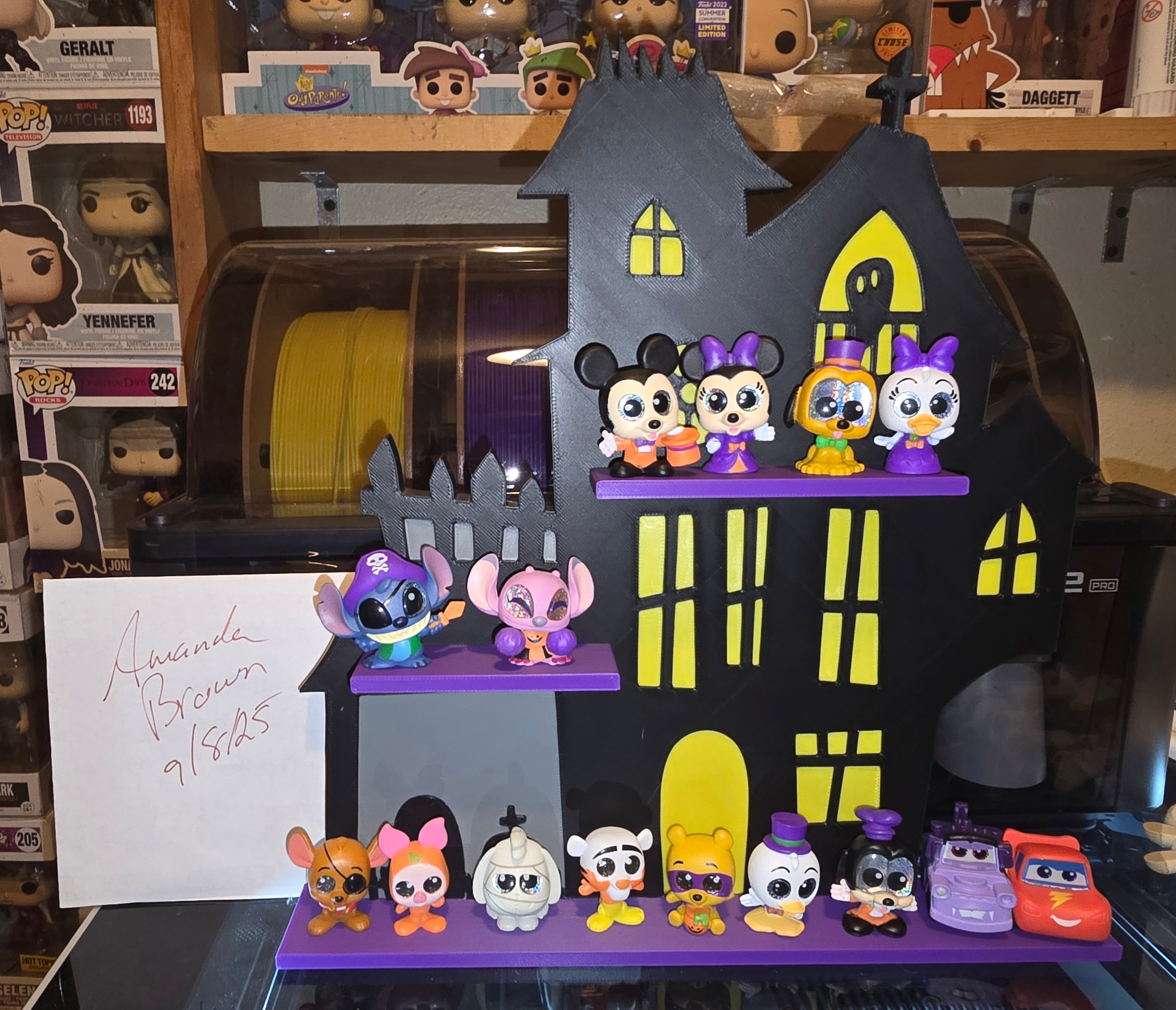 Haunted House shelf for Doorables