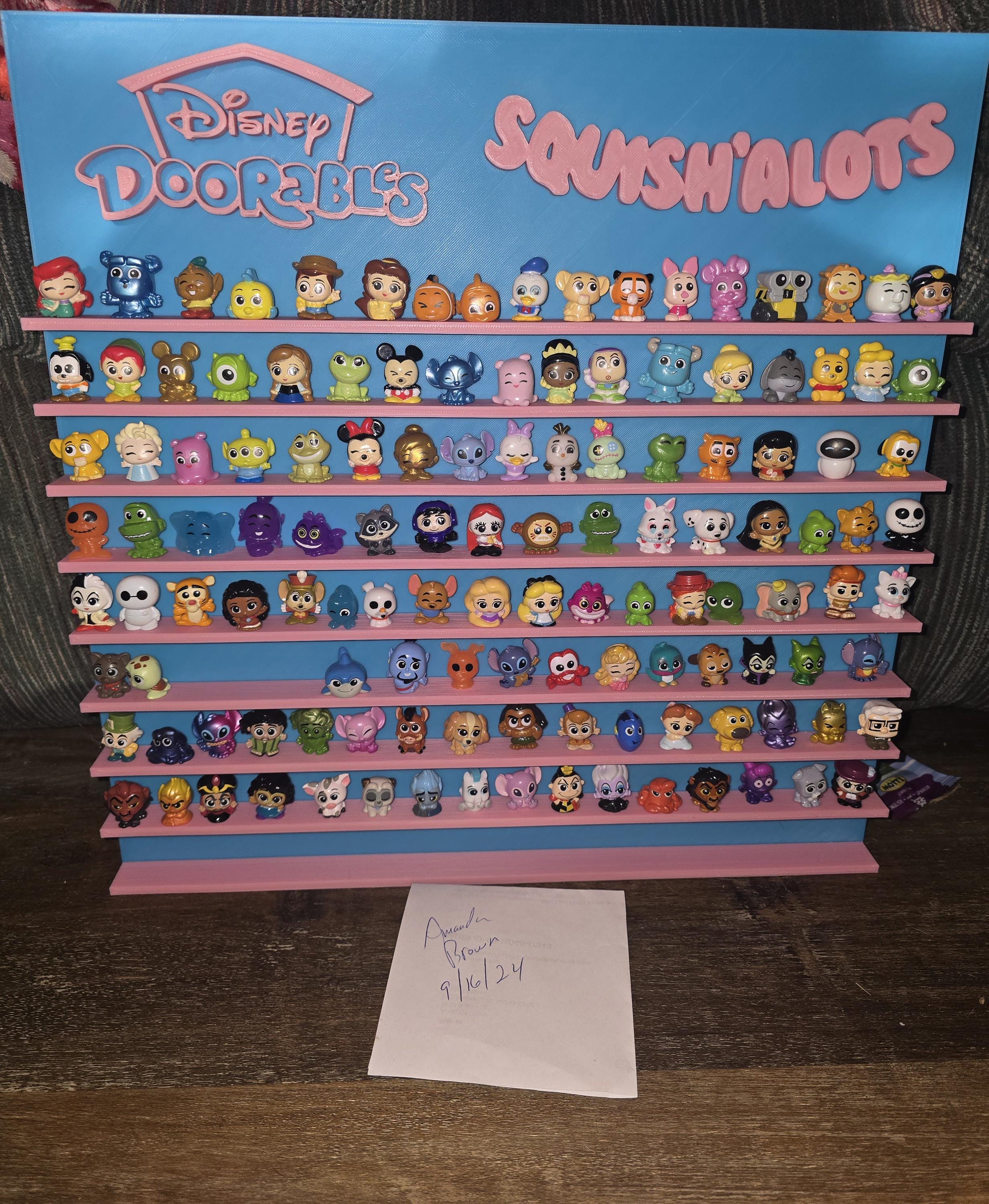 Disney Doorables Squishalots shelf