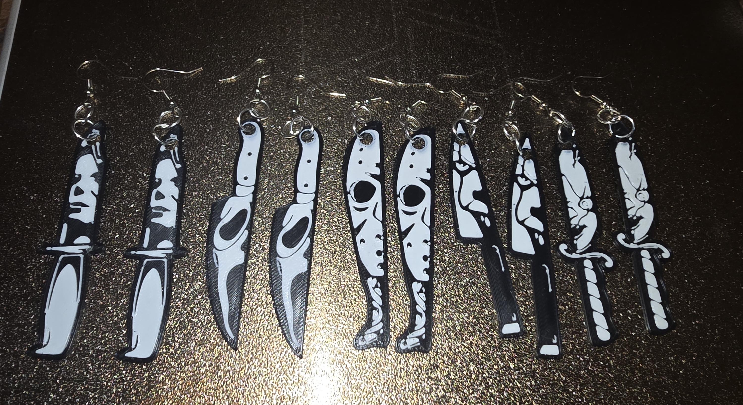 Halloween Horror Earrings
