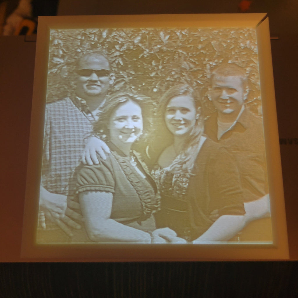 3D Print Lighted Photo Box