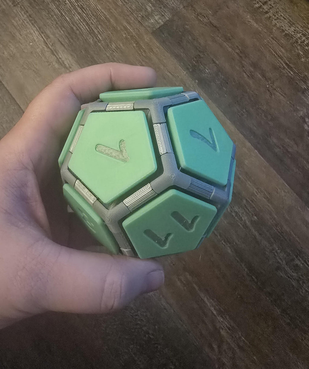 D12 Dice Fidget clicker