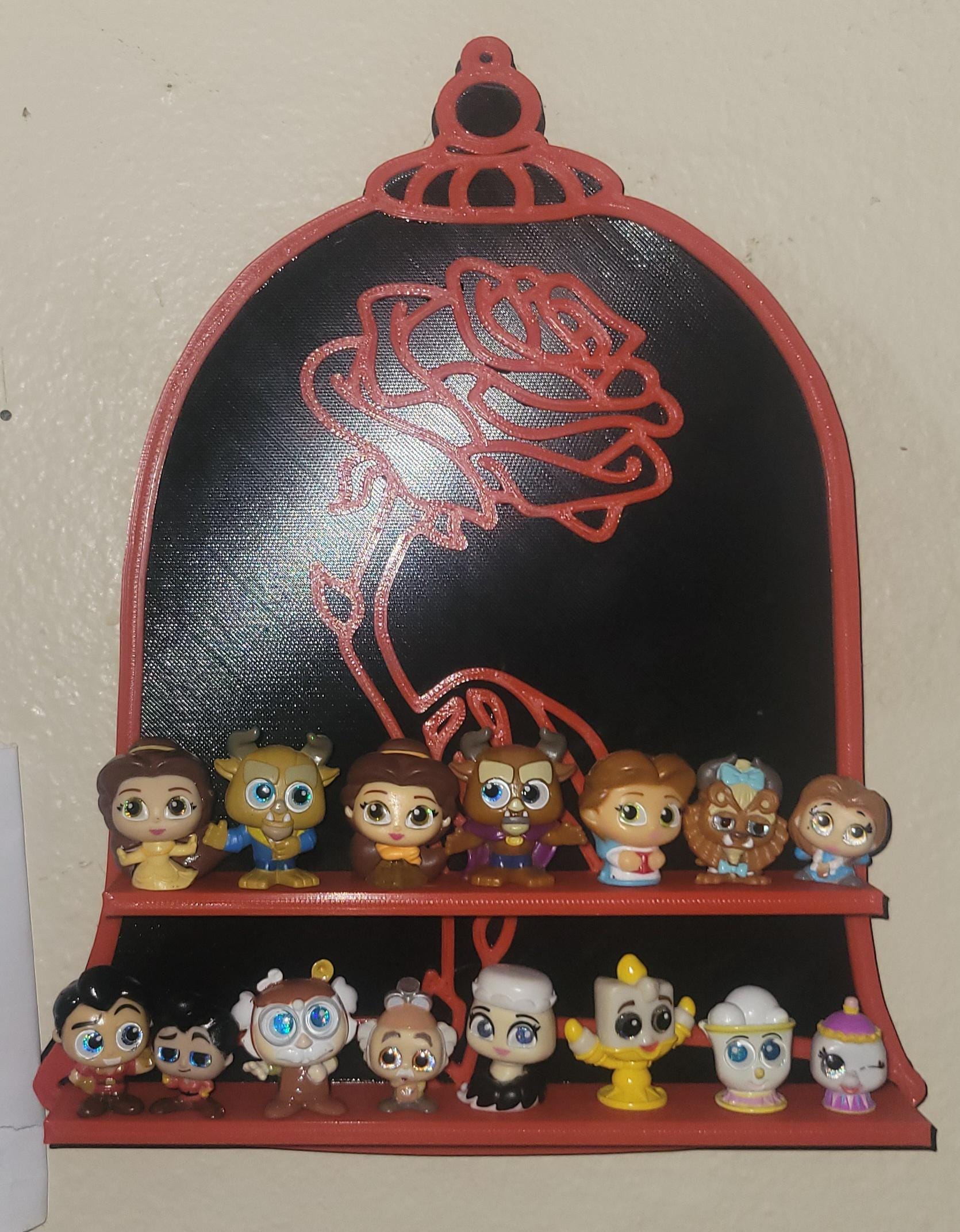 Rose Shelf for Beauty and the Beast Disney Doorables