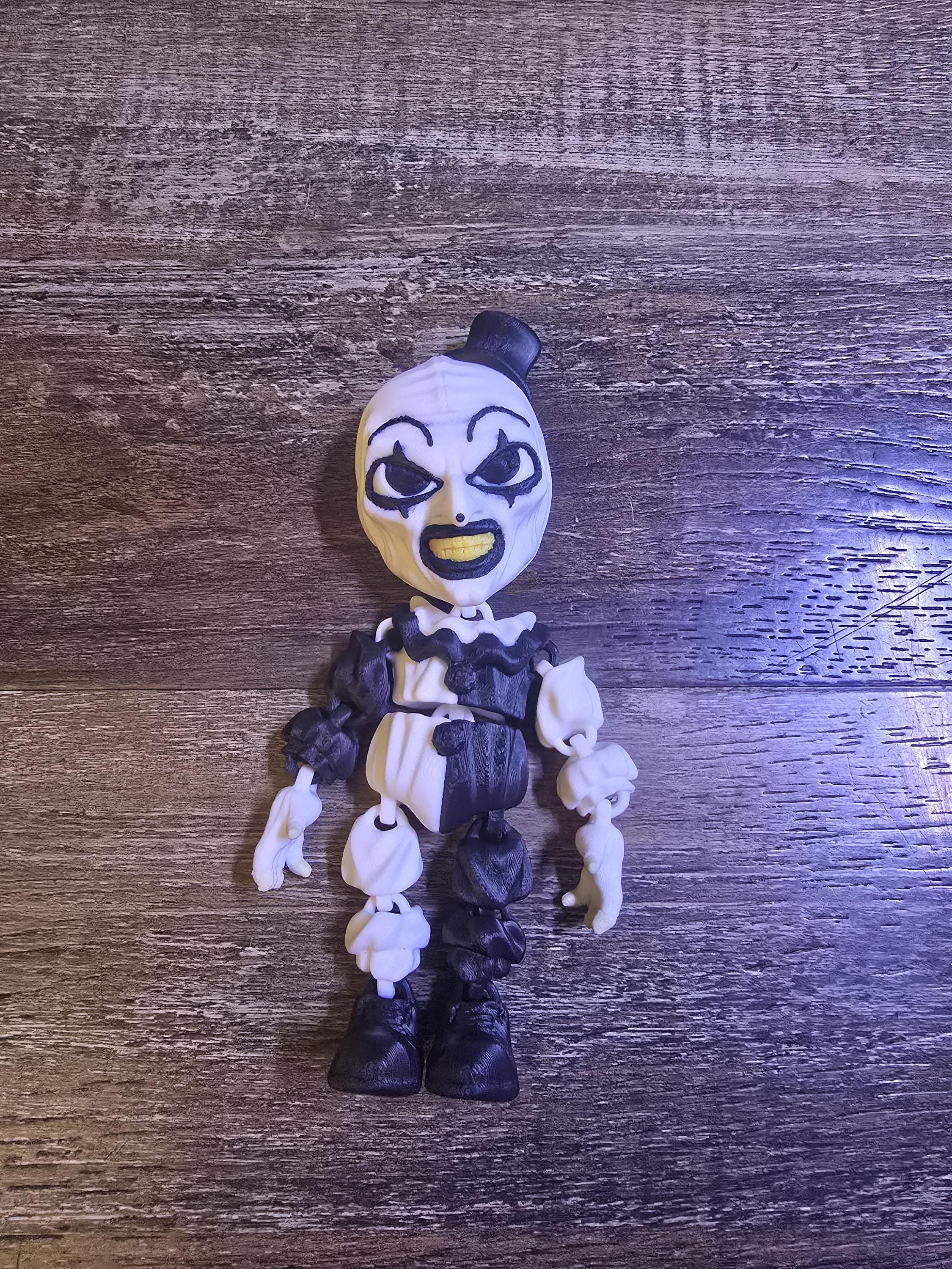 Art the clown Terrifier flexi toy