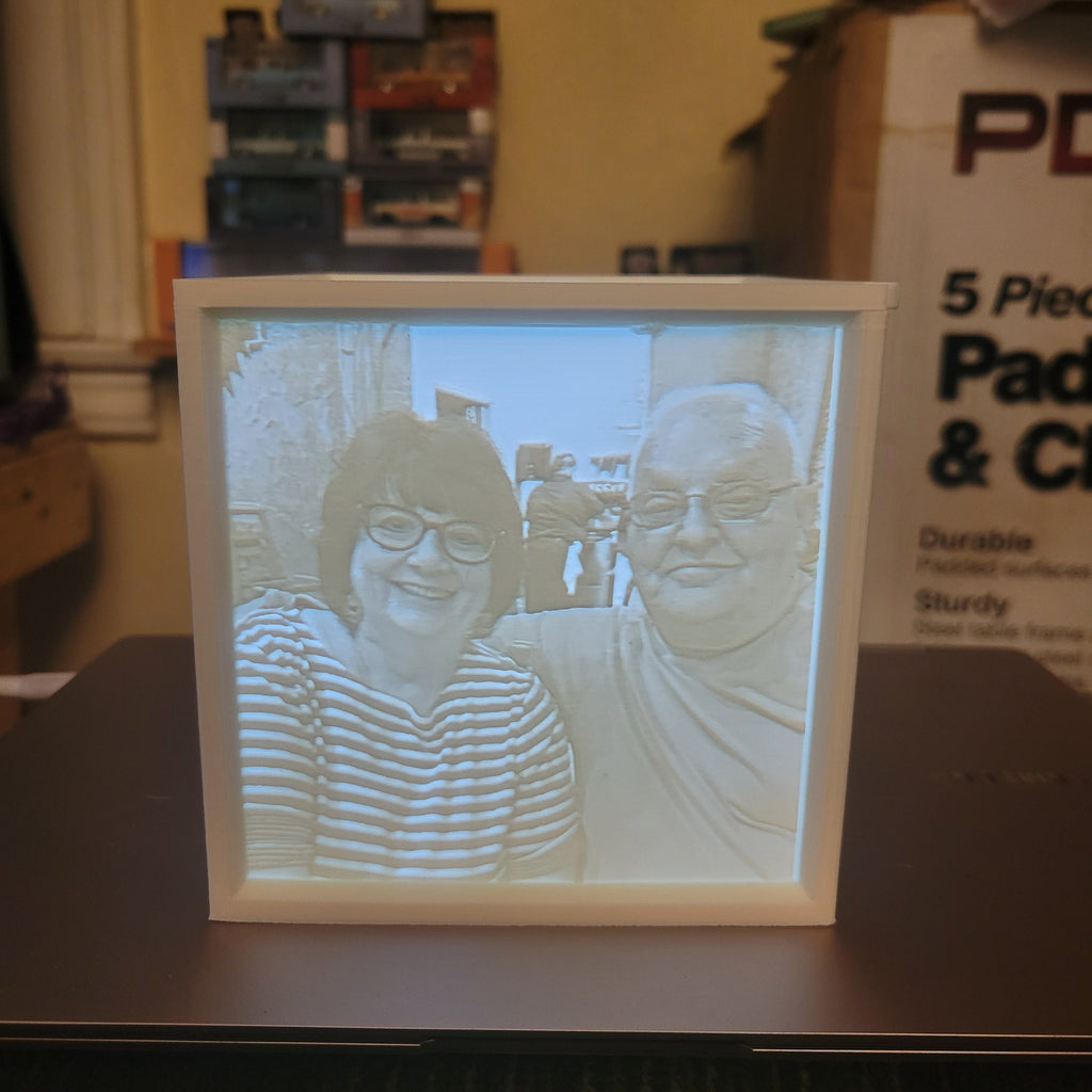 3D Print Lighted Photo Box