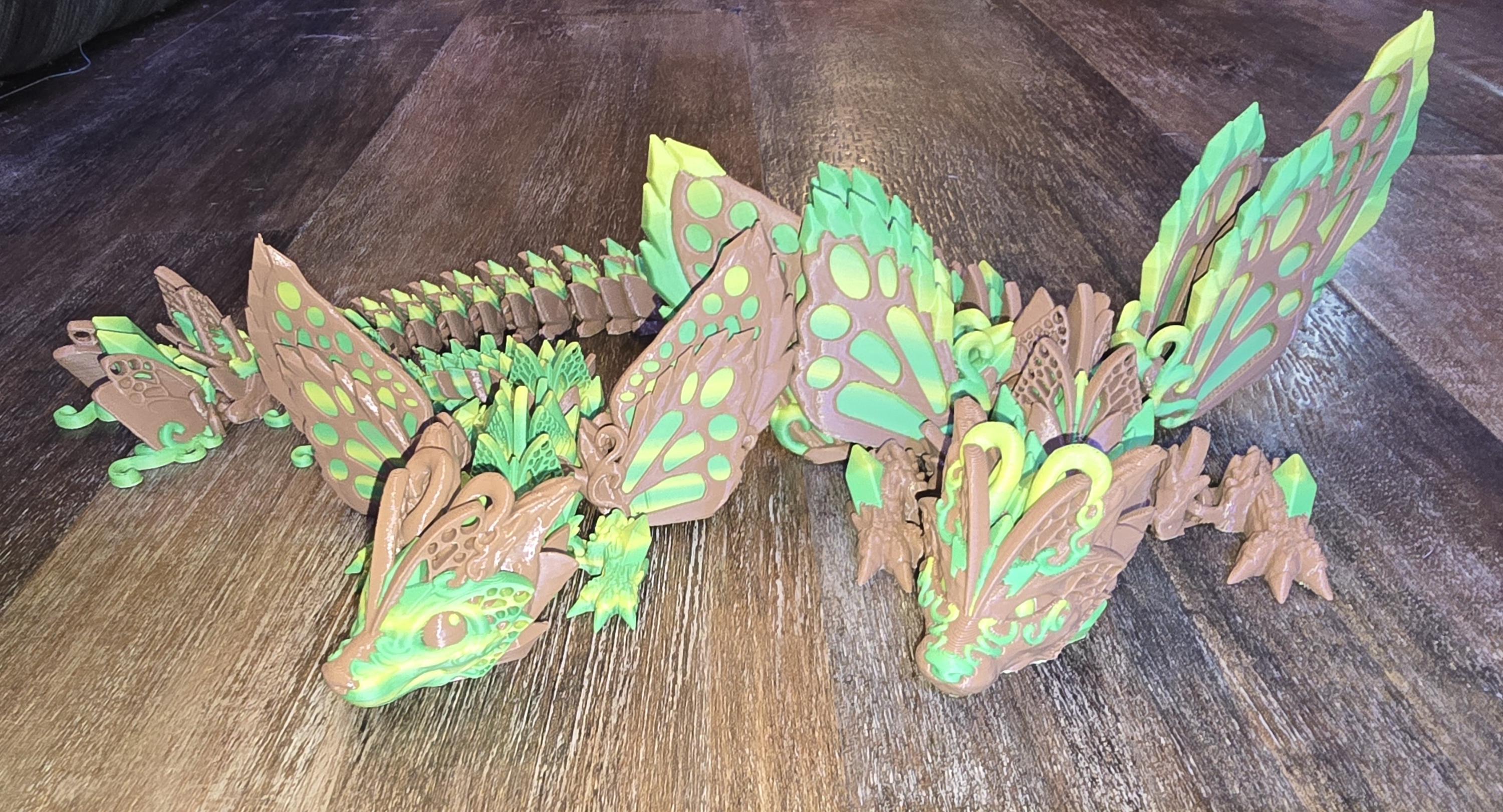 Fae Wolf posable dragons