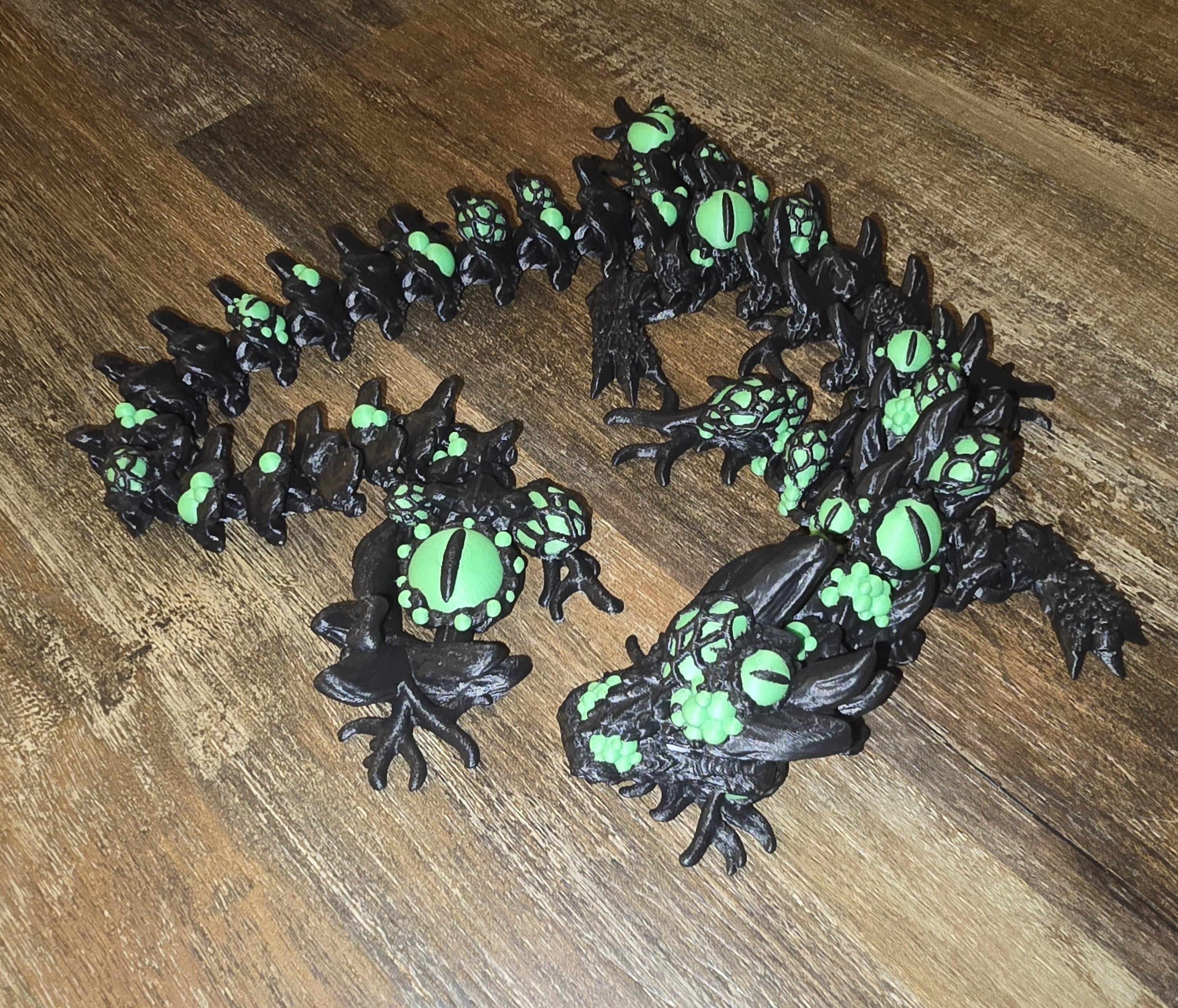 Infected posable dragon