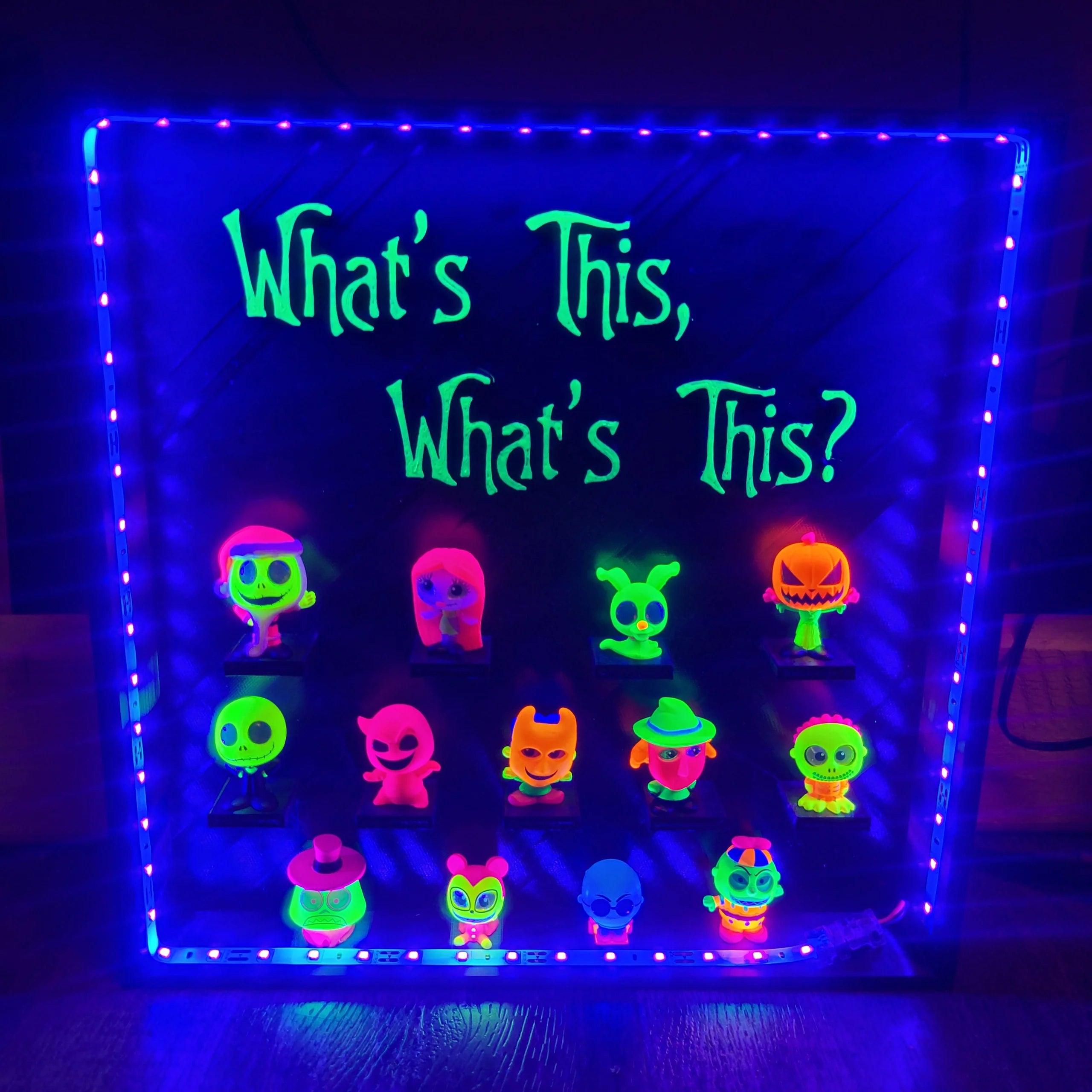 What's This Blacklight NBC Doorables Shelf