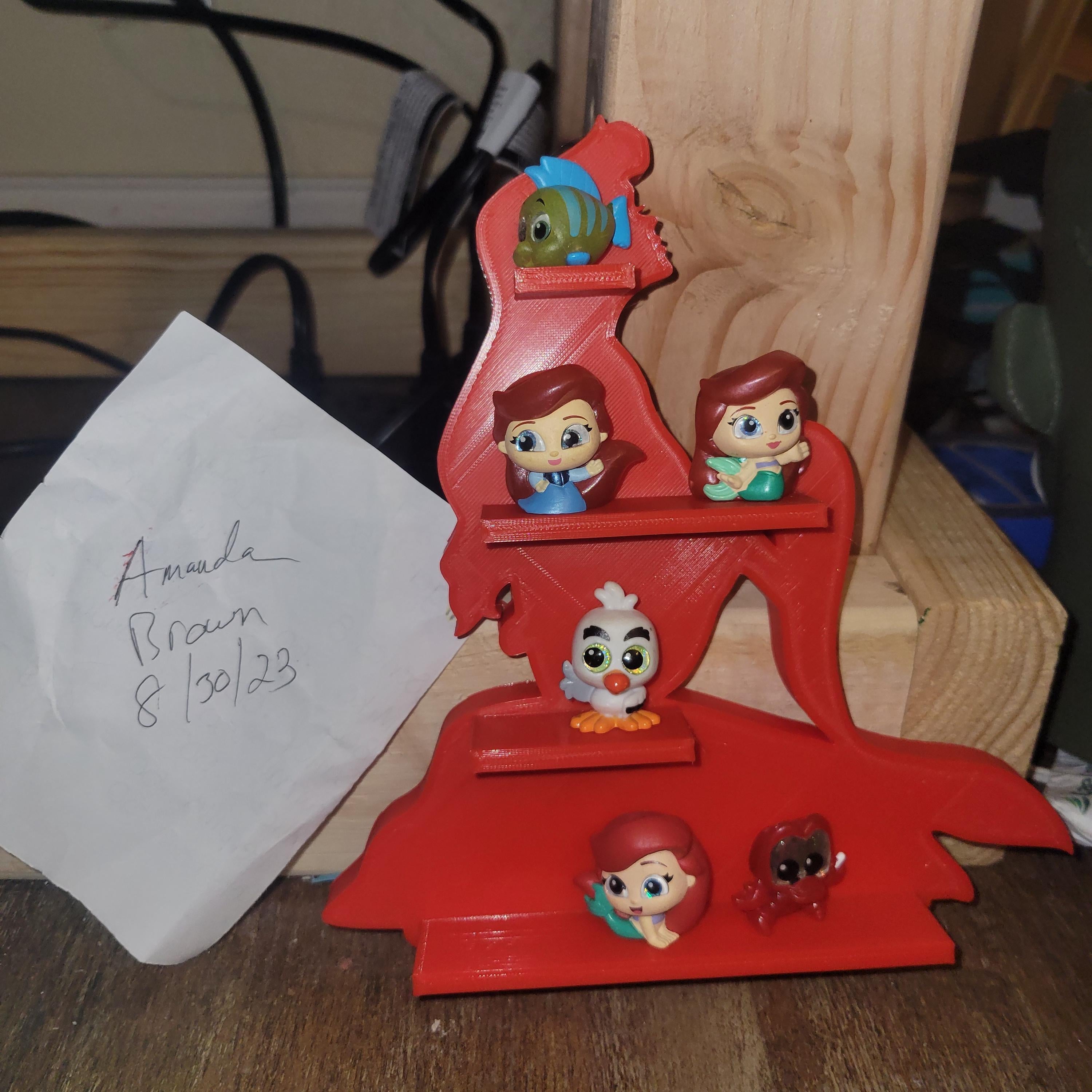 Ariel Shelf for Disney Doorables