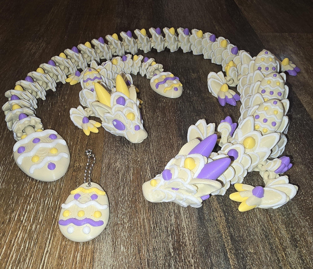 Easter Cookie posable dragon