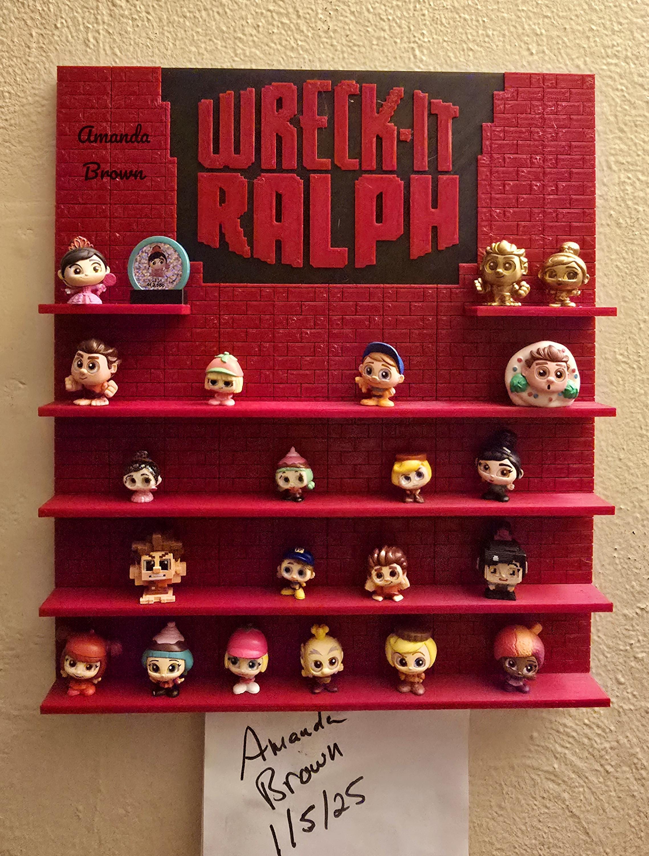 Shelf for Wreck it Ralph Disney Doorables