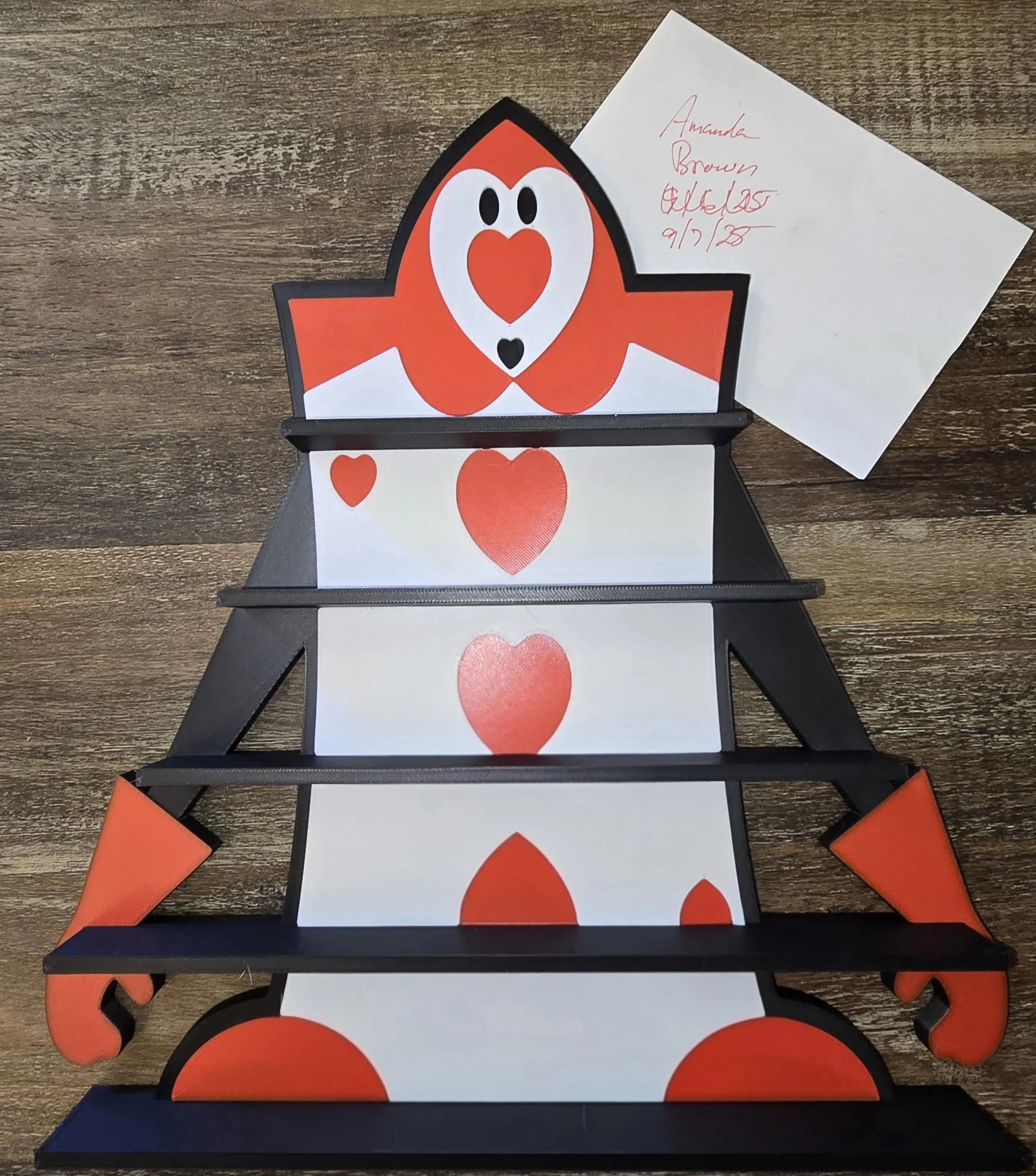 Hearts Card Shelf for Disney Doorables